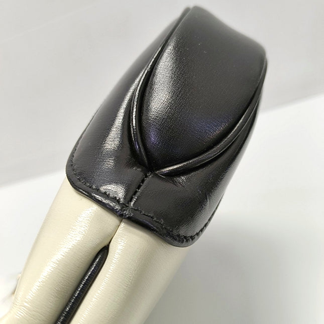 Gucci Jackie 1961 Small Black and White Leather Bag