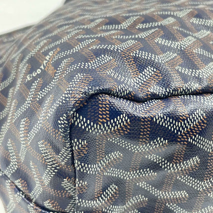 Sold Goyard Saint Louis PM Tote Medium Navy