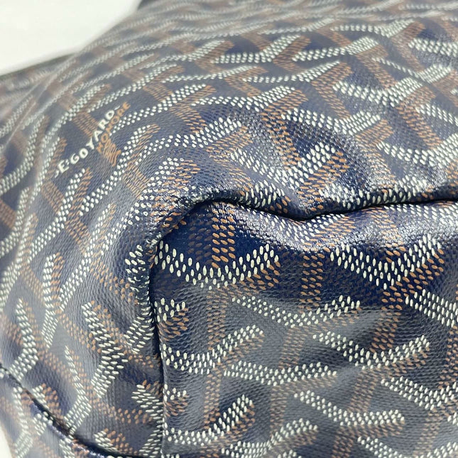 Sold Goyard Saint Louis PM Tote Medium Navy