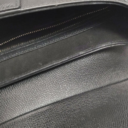 Dior Saddle 2022 Medium Grained Calfskin Leather Bag Black