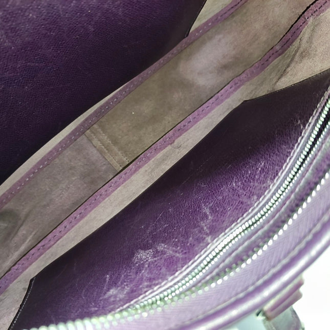 Hermès Trim 31 Purple Raisin Epsom Leather Shoulder Bag