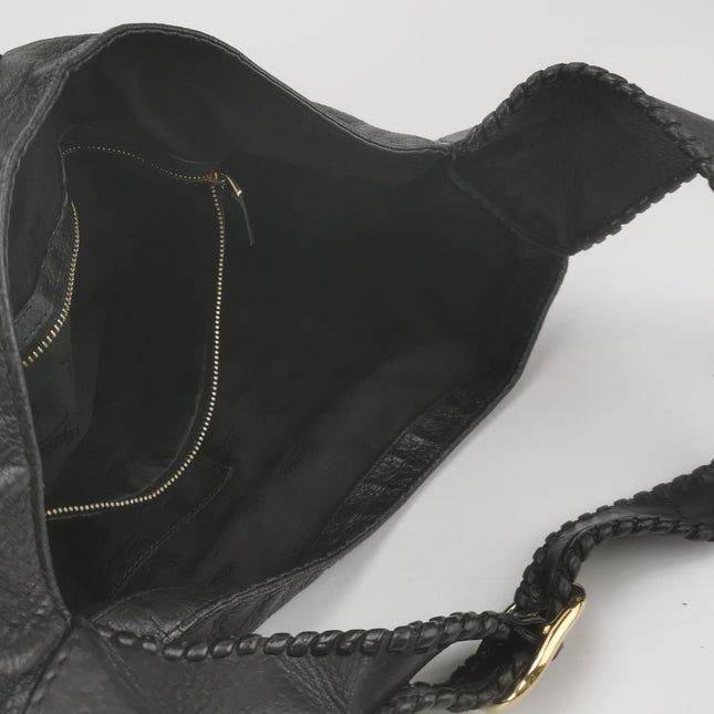 Gucci Jackie Soft Large Black Leather Shoulder Bag With Strap