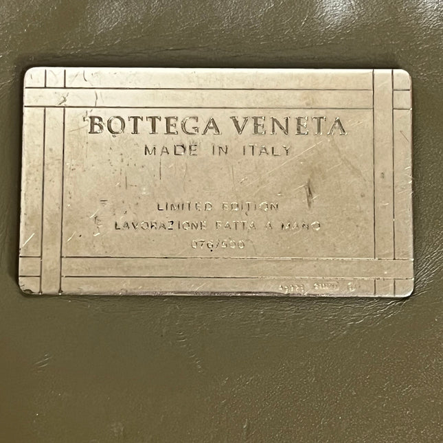 Bottega Veneta Cabat Large Intreccio Leather Tote Bag Dark Olive Green