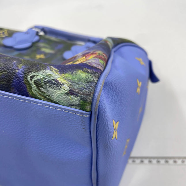 Louis Vuitton x Jeff Koons Speedy 30 Monet Water Lilies Top Handle Bag