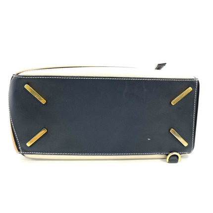 Loewe Puzzle Medium Tricolor Black Yellow Calfskin leather bag