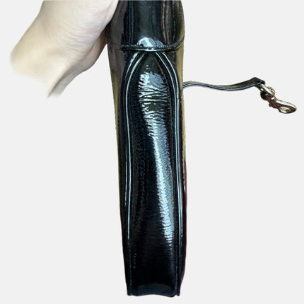 Gucci Jackie 1961 Small Black Patent Leather Shoulder Bag S24