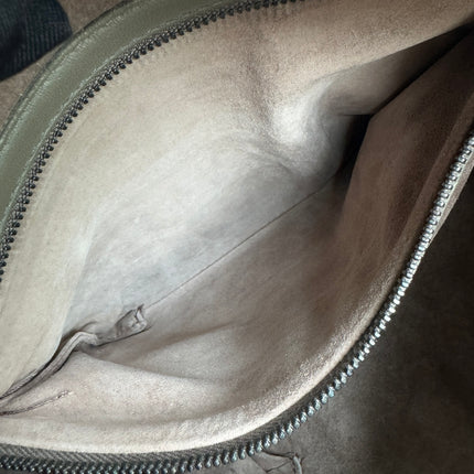 Bottega Veneta Belly Hobo Intrecciato Grey Leather Medium 40cm