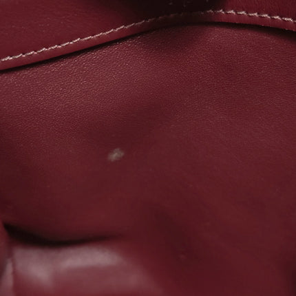 Celine 16 Bag Medium Burgundy Smooth Calfskin Leather With Strap