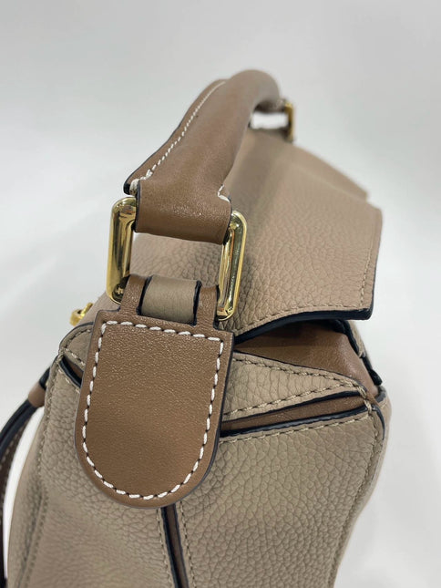 Loewe Puzzle Small Dual-tone Sand Beige Crossbody Bag