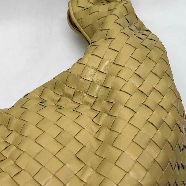 Bottega Veneta Jodie Maxi Lambskin Leather Beige Oats 70cm