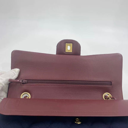 Chanel Medium Classic Double Flap Bag Métiers d'Art Paris-Hamburg 2018 Wool Nautical Charms