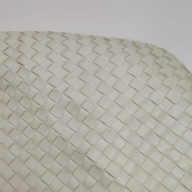 Bottega Veneta Hobo Bag Lambskin leather Milk White 48cm