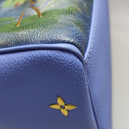 Louis Vuitton x Jeff Koons Speedy 30 Monet Water Lilies Top Handle Bag