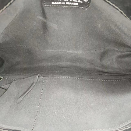 Chanel Enchained Boy Bag 2012 Black Leather Medium Flap Bag