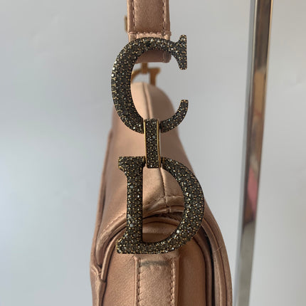 Sold Dior Saddle Mini Silk Pink with crystals