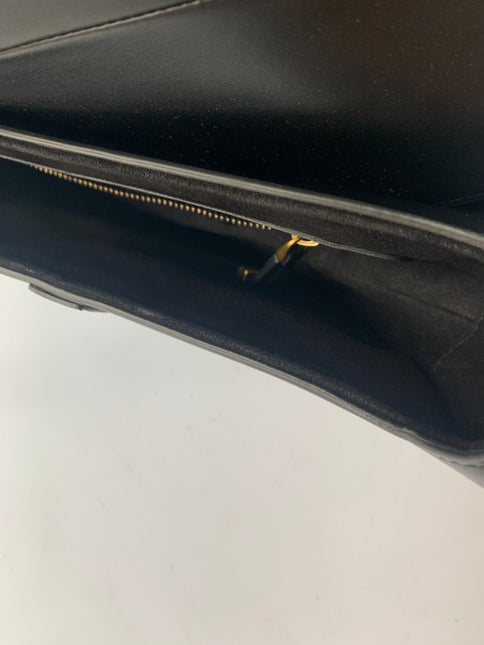 Sold Dior Saddle Medium leather Black Smooth Leather