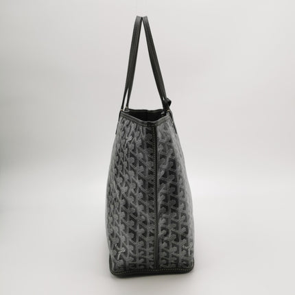 Goyard Anjou PM Medium Tote Grey Reversible leather lining