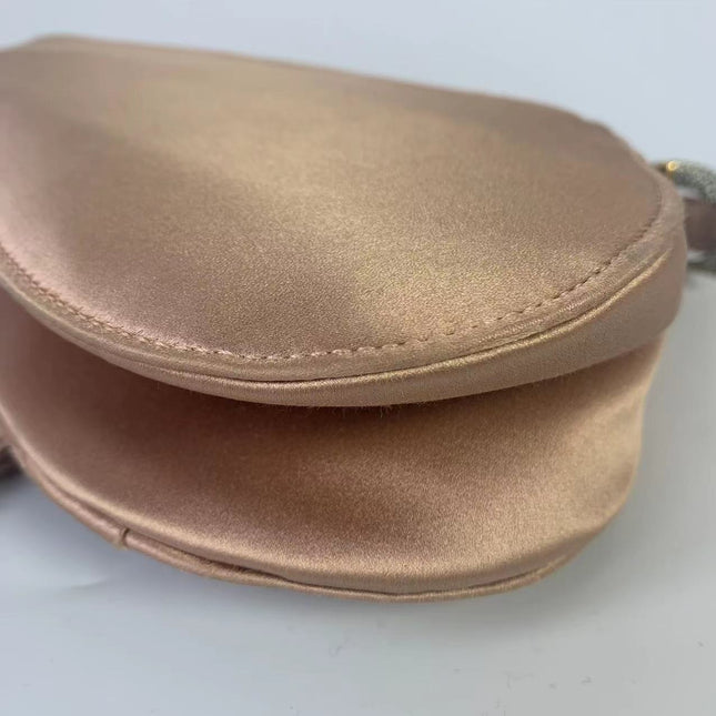 Sold Dior Saddle Mini Silk Pink with crystals