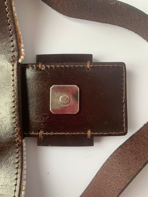 Sold FENDI Baguette White beads