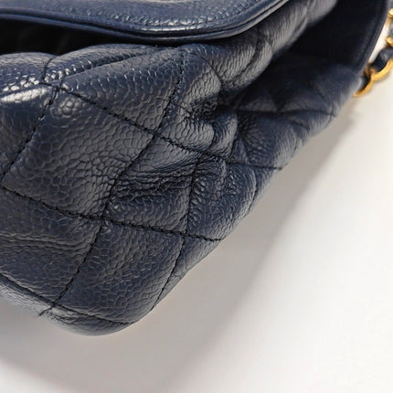 Chanel Paris Limited Medium Navy Caviar Leather Gold Hardware 2015-16