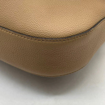 Gucci Jackie Beige Sand Leather Silver Hardware