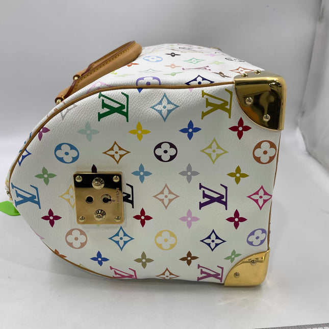 Louis Vuitton x Takashi Murakami Speedy 40 White Multicolor