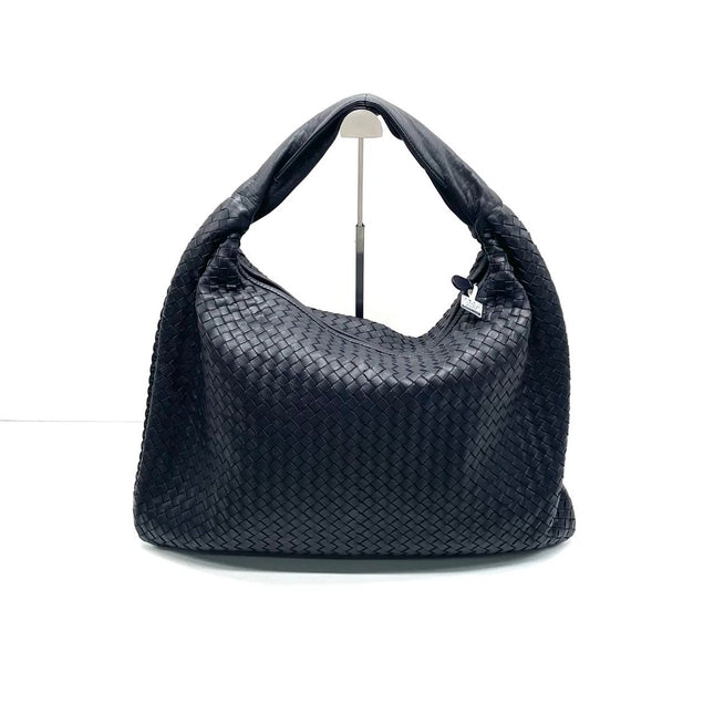 Bottega Veneta Hobo Maxi Midnight Navy Black leather 50cm