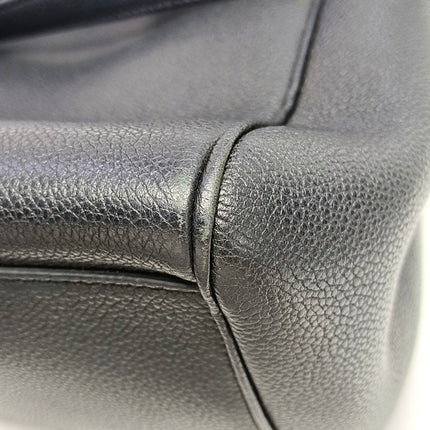 Celine Soft 16 Bag Large Black Grained Calfskin Leather