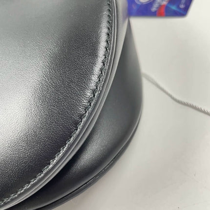 Sold Dior Saddle Medium leather Black Smooth Leather