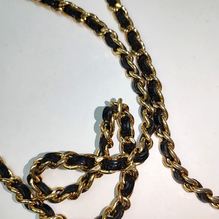 Chanel Wallet on Chain Classic Flap Black Caviar Leather Gold Hardware