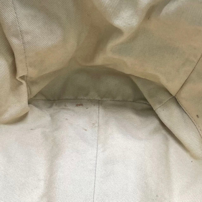 Chanel Deauville Tote Navy Denim Cloth Leather Chain Strap Small 34cm