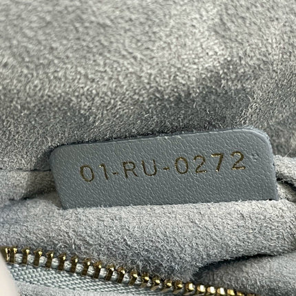 Sold Lady Dior Small My Abcdior Pale Blue Lambskin Cannage Leather