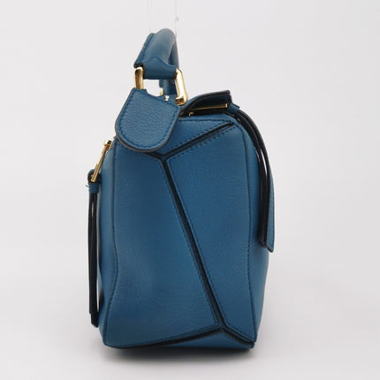 Loewe x Spirited Away Studio Ghibli Collection Puzzle Small Blue Crossbody Bag