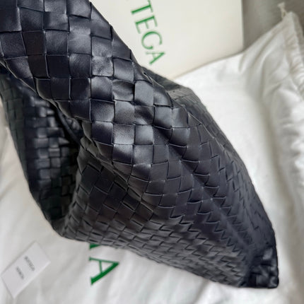 Bottega Veneta Hop Large Leather Navy Hobo Bag 55cm