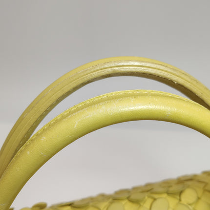 Bottega Veneta Cabat Limited Poussin Paillettes Tote Yellow