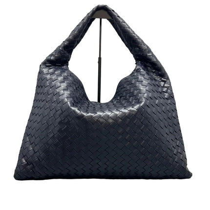 Bottega Veneta Hop Large Leather Navy Hobo Bag 55cm-Luxbags