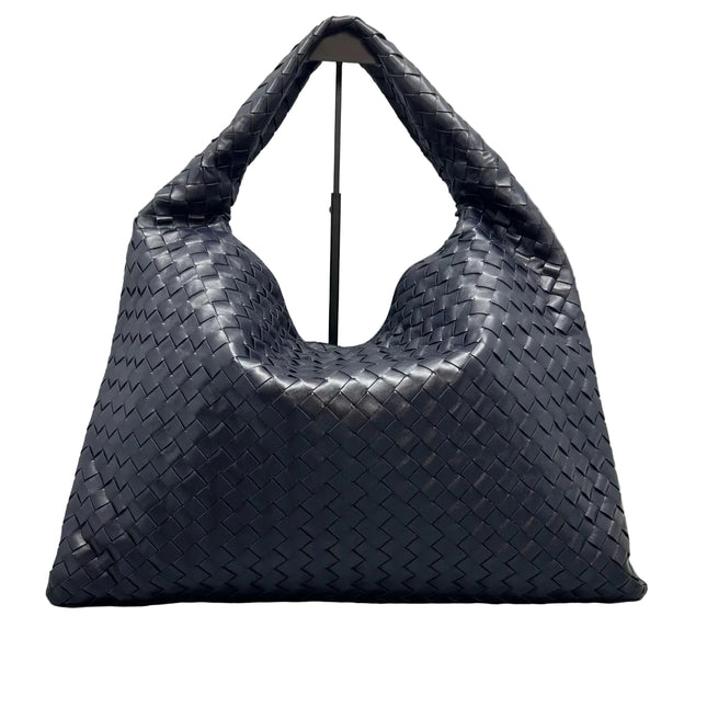 Bottega Veneta Hop Large Leather Navy Hobo Bag 55cm-Luxbags