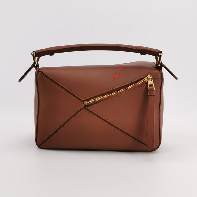 Loewe x Howl's Moving Castle Studio Ghibli Puzzle Calcifer Small Tan Caramel