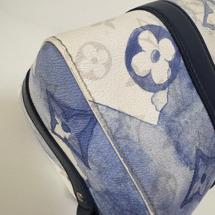 Louis Vuitton Keepall XS Blue Watercolor Leather and PU Crossbody Bag
