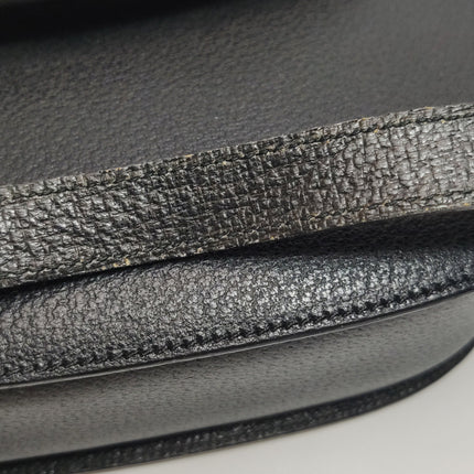 Gucci Bamboo 1947 Top Handle Bag Leather Medium Black