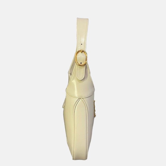 Sold Gucci Jackie 1961 White Leather Bag Small Missing Strap