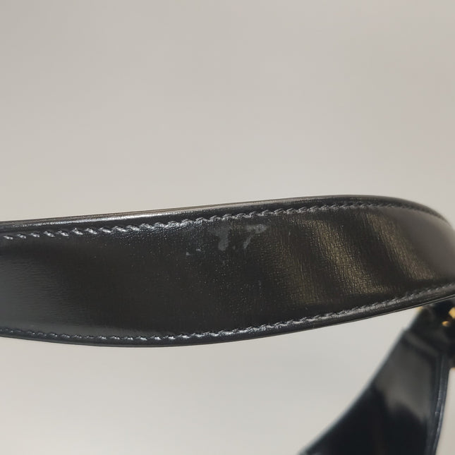 Gucci Jackie 1961 Medium Black Leather Bag No Strap