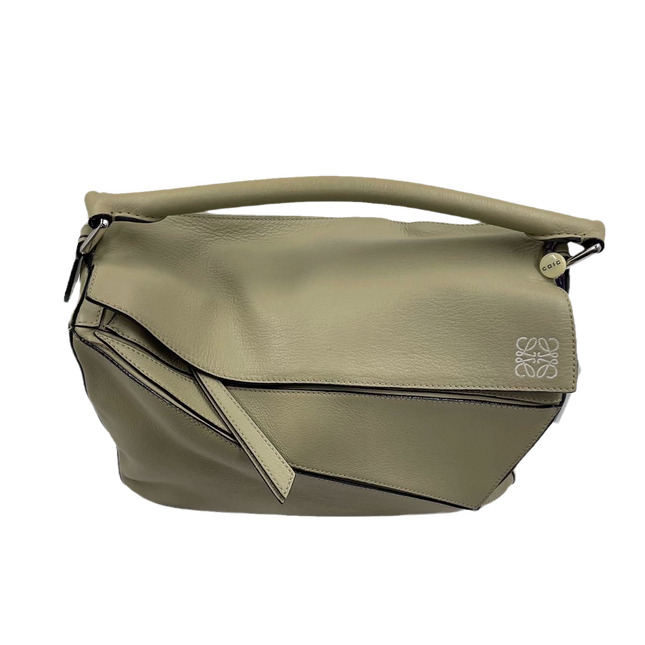 Sold Loewe Puzzle Crossbody Bag Medium Beige Leather