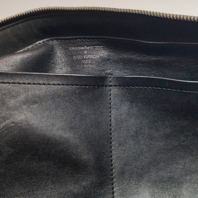 Louis Vuitton Neo Papillon Revelation GM Black Leather Shoulder Bag