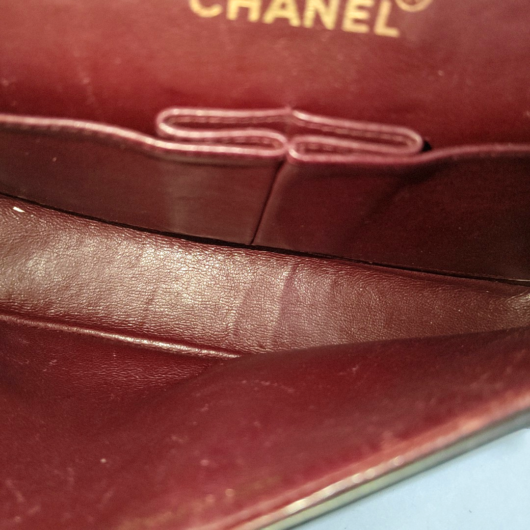 Chanel Classic Flap Vintage Small Lambskin Leather with 24k Gold HW, 1994-1996