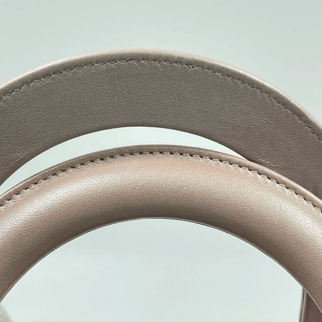 Lady Dior Medium Handbag Pearlescent Pink Cannage Leather Gold Hardware, 2016
