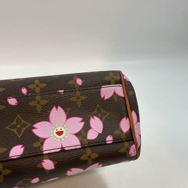Louis Vuitton x Takashi Murakami Cherry Blossom Sack Reto PM Monogram Handbag