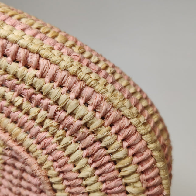 Gucci Jackie 1961 Wicker Bag Pink Gold Hardware Leather Strap