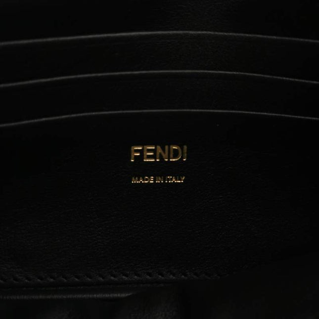 Fendi Baguette Mini Shearling Vitello Dolce Marco FF 1974 Tobacco Black Brown Zucca