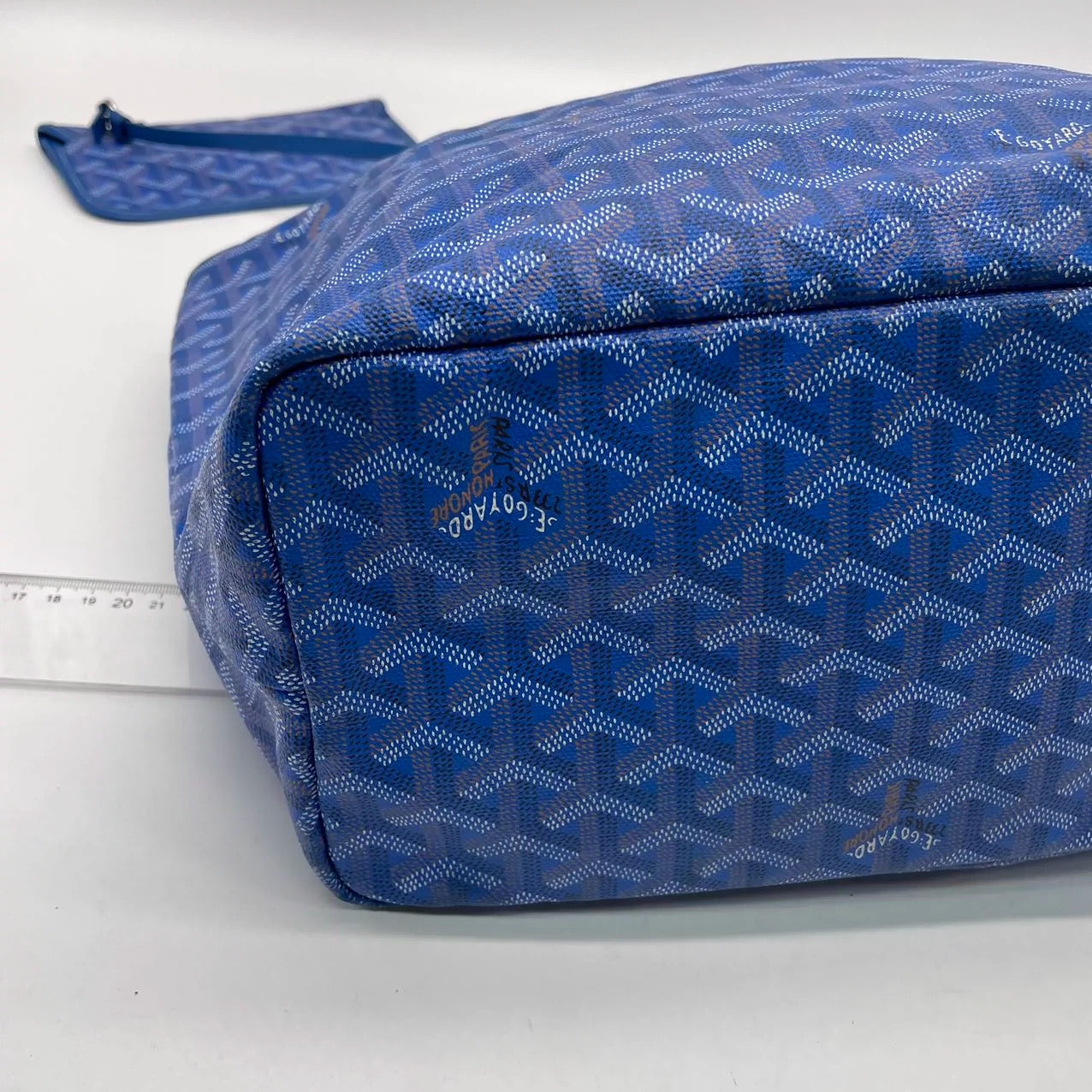 Sold Goyard Saint Louis PM Tote Medium Blue